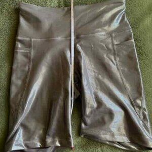 Old Navy Gold Glitter Sparkle Bike Short Medium